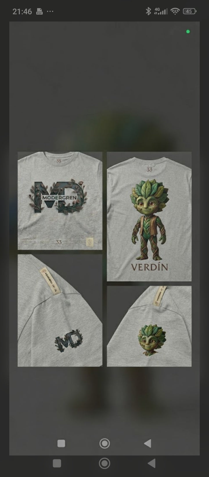 Verdin modergren exclusive código único o1/33